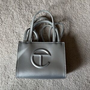 Telfar silver small bag/purse